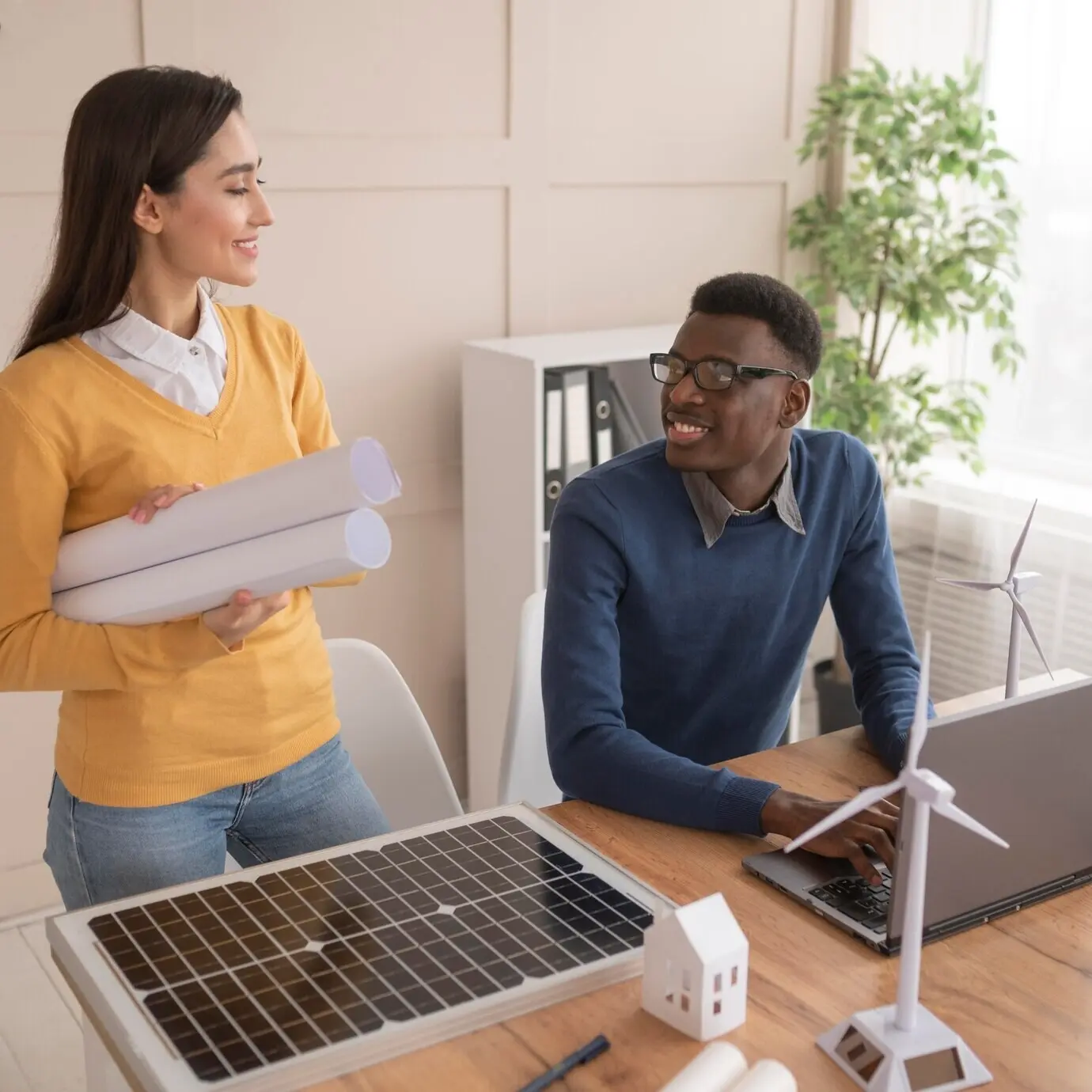 Zusammenarbeit für ein Umweltprojekt